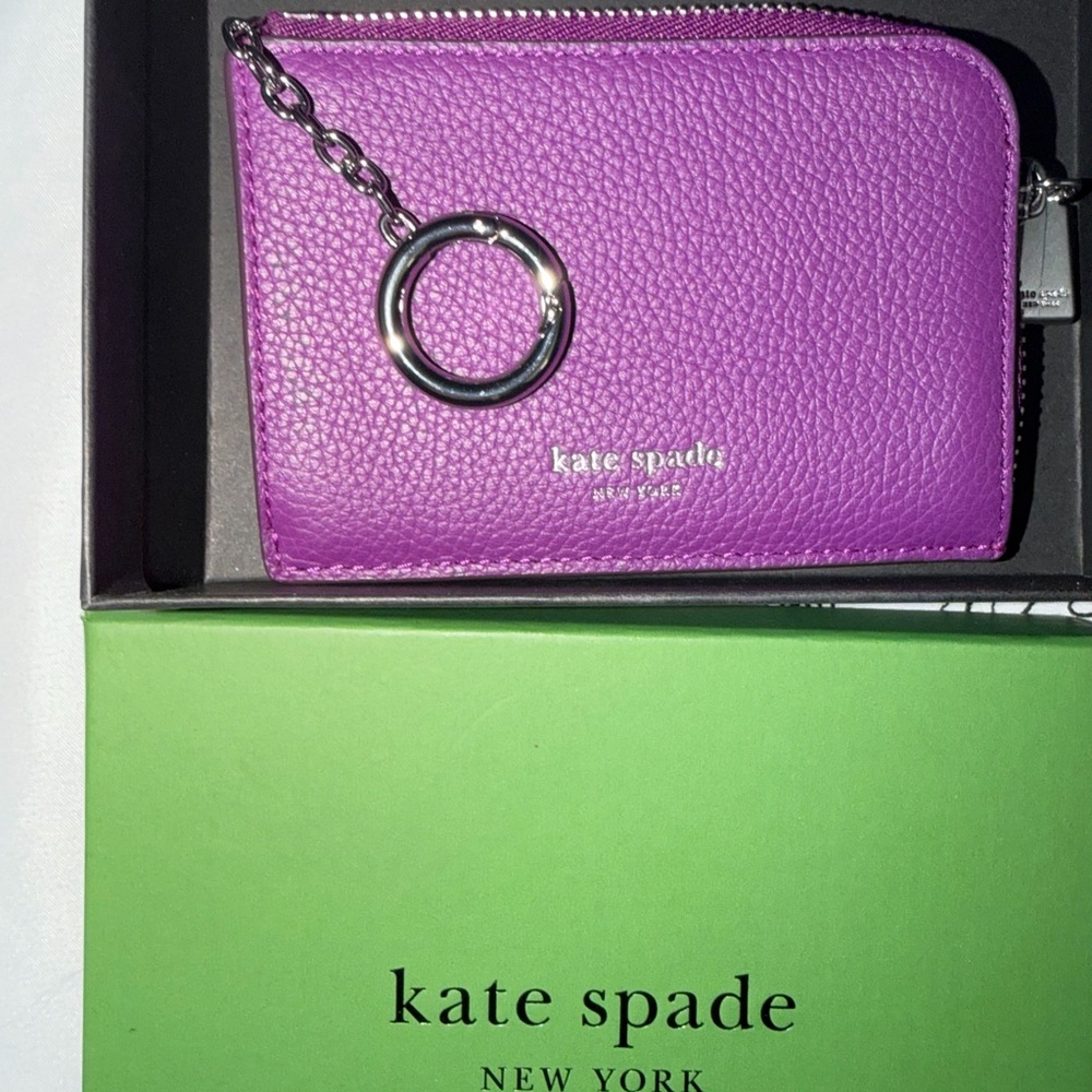 Kate Spade Magenta Leather Coin Purse